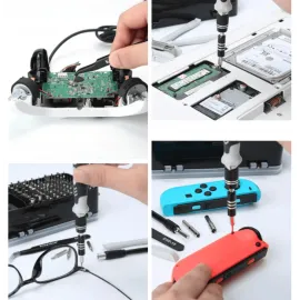 Precisionsverktyg, sats 117 delar, bits, TORX, skruvmejslar m.m.