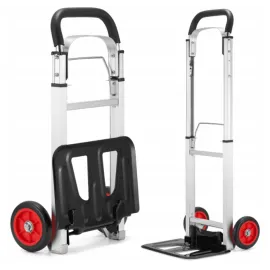 Pirra 90 kg, hopfällbar lätt magasinkärra, transportkärra av aluminium, HiGHER