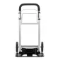 Pirra 90 kg, hopfällbar lätt magasinkärra, transportkärra av aluminium, HiGHER
