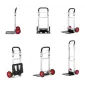 Pirra 90 kg, hopfällbar lätt magasinkärra, transportkärra av aluminium, HiGHER