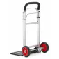 Pirra 90 kg, hopfällbar lätt magasinkärra, transportkärra av aluminium, HiGHER