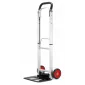 Pirra 90 kg, hopfällbar lätt magasinkärra, transportkärra av aluminium, HiGHER