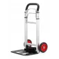 Pirra 90 kg, hopfällbar lätt magasinkärra, transportkärra av aluminium, HiGHER