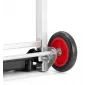 Pirra 90 kg, hopfällbar lätt magasinkärra, transportkärra av aluminium, HiGHER