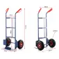 Pirra max 200 kg, magasinkärra, transportkärra, hopfällbar, stål, HiGHER