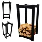 Vedhylla svart 30 x 25 x 61 cm, LOFT HQ