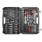 Tool set 216 Pieces, Socket Wrench set with Case, YATO