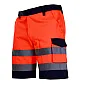 Varselshorts orange stl. S, klass 1