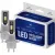 H7 CSP LED, CE E9 certifierade, 4000 LM 6000K CANBUS, 2 lampor