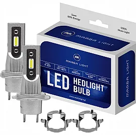 H7 CSP LED, CE E9 certifierade, 4000 LM 6000K CANBUS, 2 lampor - för VW Pasat B5 FL