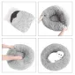 Fluffy and cosy cat bed or dog bed, round 60 cm, Rotex