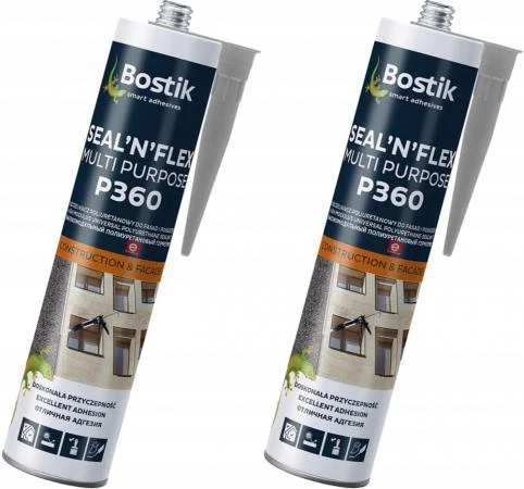 Bostik P3602 st Seal’n’Flex polyuretantätning grå 300 ml, bygg och fasad