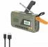Emergency Radio 4500mAh AM/FM Dynamo Solar Panel Torch SOS Powerbank, Manta