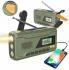 Emergency Radio 4500mAh AM/FM Dynamo Solar Panel Torch SOS Powerbank, Manta