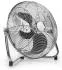 Golvfläkt Industriell Luftcirkulator 120W 50 cm 3 Hastigheter Kromad Stål Silver