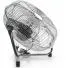 Golvfläkt Industriell Luftcirkulator 120W 50 cm 3 Hastigheter Kromad Stål Silver
