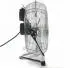 Golvfläkt Industriell Luftcirkulator 120W 50 cm 3 Hastigheter Kromad Stål Silver
