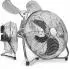 Golvfläkt Industriell Luftcirkulator 120W 50 cm 3 Hastigheter Kromad Stål Silver