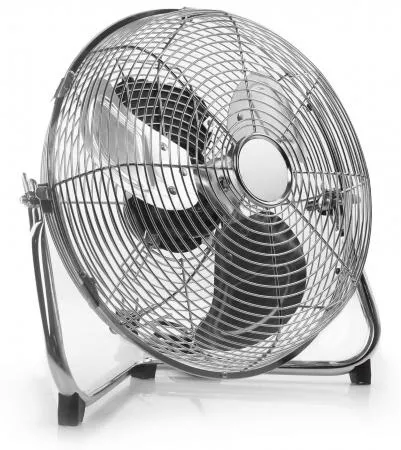 Golvfläkt Industriell Luftcirkulator 120W 50 cm 3 Hastigheter Kromad Stål Silver