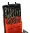 Metallborr sats 19st 1-10 mm, HSS TWIST DRILL, Verke
