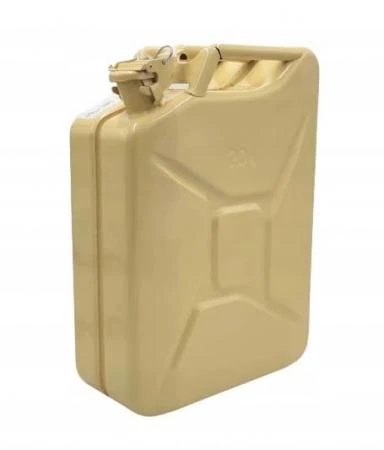 Bensindunk 20L, Jeepdunk, certifierat, olika färger, metall, Gelg