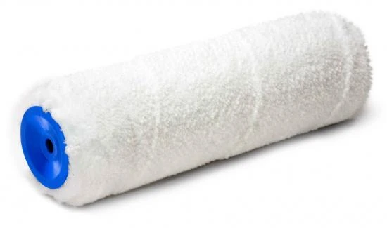 Roller 10st microfiber diam. 48 mm, centrumhåll 8 mm, bred 18 cm