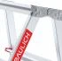 Pall 81 cm, hopfällbart mini stege, aluminium, max 125 kg, BAULICH