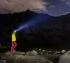 Headlamp LED 600lm 300m Range Zoom 3 Modes Water-Resistant Aluminium 90° Angle (for 4 x AA batteries), Esperanza