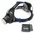 Headlamp LED 600lm 300m Range Zoom 3 Modes Water-Resistant Aluminium 90° Angle (for 4 x AA batteries), Esperanza