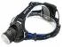 Headlamp LED 600lm 300m Range Zoom 3 Modes Water-Resistant Aluminium 90° Angle (for 4 x AA batteries), Esperanza