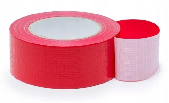 Woven Tape 3 pcs, Red Repair Tape, Universal, 50m x 50 mm