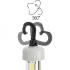 Rechargable Flashlight LED 3W COB, USB-C, 600 LM, Mega