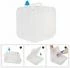 Water container, 2 pcs collapsible containers of 15L each for drinking water, with tap, PVC plastic