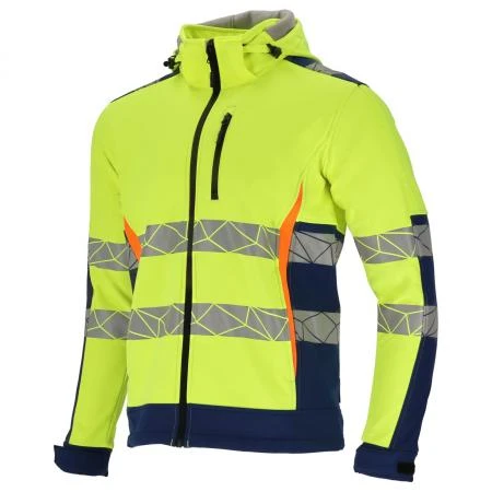 Varseljacka Softshell Gul-Blå, CE, LAHTI