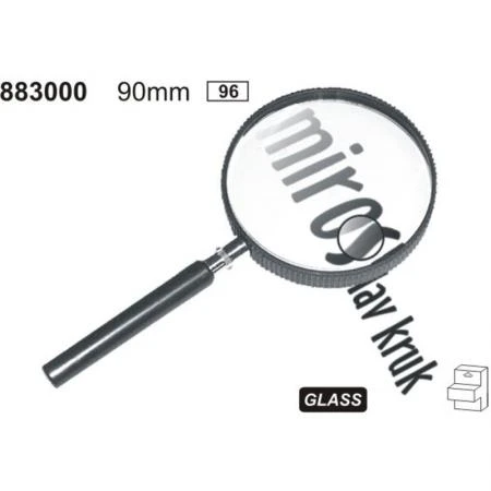 Lup 90 mm, förstoringsglas