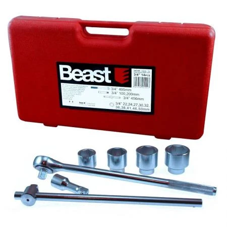 Socket Wrench set 3/4 Inch, Beast
