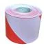 Warning Tape, White Red 75 mm x 250m Weather, Beast