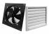 Wall-mounted exhaust fan, axial fan 450 mm 250W 5200 m³/h, professional industrial fan, optional gravity shutter, Harmann WAX 450/W/4/5100S