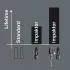 Pozidriv bit PZ3 x 50 mm 1 WERA 855/1 IMP DC Impaktor Diamond bit, 5-pack