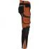 Arbetsbyxor Stretch Slim Fit, brub-svart, CE, LAHTI