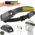 LED Headlight / Flashlight with Motion Sensor 900 lumen, Rechargeable USB-C