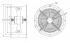 Axial Duct Fan 400 mm, 4150m3/h, 160Pa, 185W, Waterproof Industrial Fan, Ferono