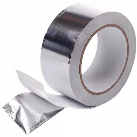 Aluminiumtejp självhäftande 100 mm x 50m – upp till 120°C, alutejp, tätningstejp metall