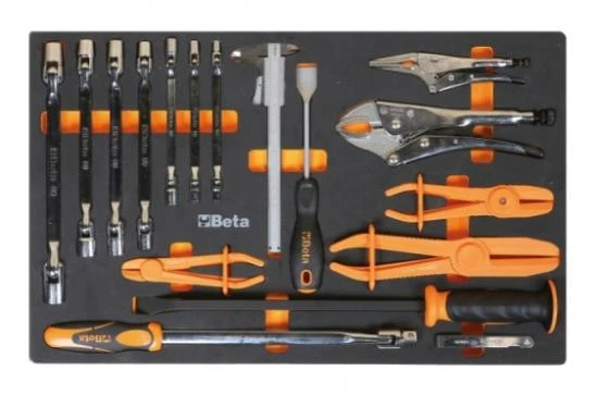 HEX, TORX, XZN 46-Piece Bit set in Thermoformed Tray, BETA Tools