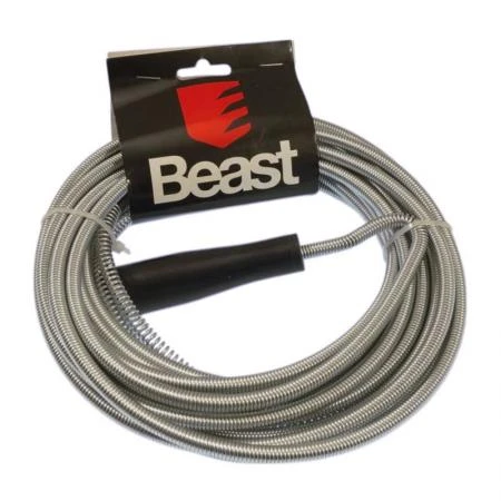 Drain Cleaning Spiral 8 mm x 7.5m Galvanized Steel, Beast