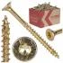 Wood Screws TORX C4 countersunk head 4 x 30 to 6 x 200, 200 to 1000st per box, Klimas