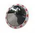 Traffic Mirror U-18a 60cm Acrylic White/Red Frame Pipe Bracket 2" Certified, Road Mirror Parking