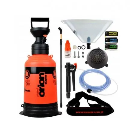 Pressure Knapsack Sprayer 3L 3.5 Bar Telescopic Lance 0.6–1.2m + Herbicide Hood, Kwazar Orion