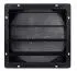 Axial Wall Fan Exhaust 300mm 710m³/h Aluminium with Louvres and Speed Controller, Eberg