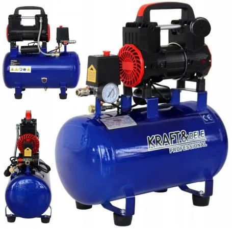 Kompressor Oljefri 30L 1500W 285 l/min Tyst Verkstadskompressor
